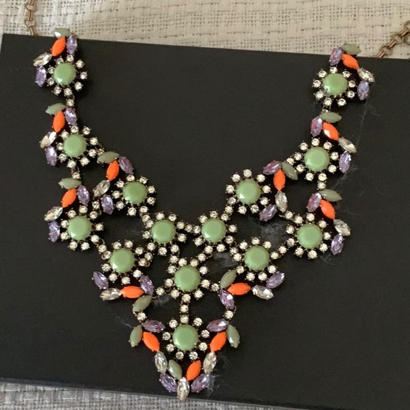 J. Crew gold tone bib lattice statement necklace - Picture 5 of 5